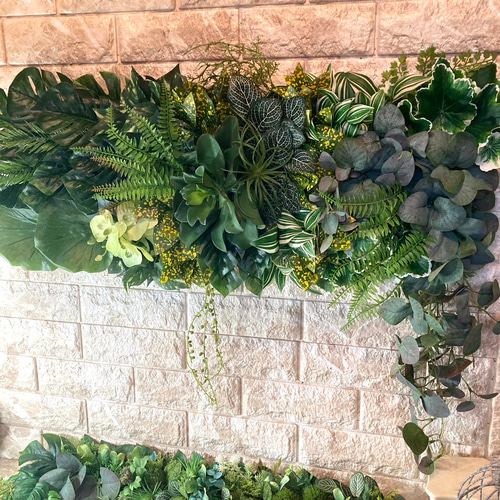 光触媒 人工観葉植物 ウォールグリーン フェイク アレンジ70203 【公式