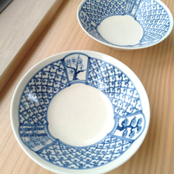 手描きの絵付け]染付ぶどう文そば猪口 おちょこ・ぐい呑み・徳利