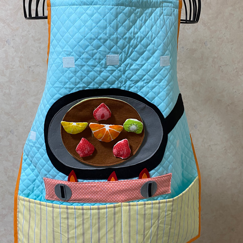 エプロンシアター。パンケーキを作りましょう♪保育園、幼稚園、図書館