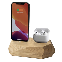 デュアル ヘッド Apple 充電器 iPhone および AirPod 充電器 Apple 充電器 充電スタンド 4枚目の画像