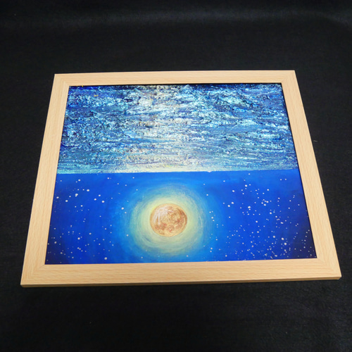 油絵 油彩 油彩画 絵 絵画【月下の海】 油絵 油彩 油彩画 絵 絵画【月下の海】 絵画 HR 通販 14766187