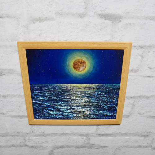 油絵 油彩 油彩画 絵 絵画【月下の海】 絵画 HR 通販 14766187 油絵 油彩 油彩画 絵 絵画【月下の海】 絵画 HR 通販 14766187