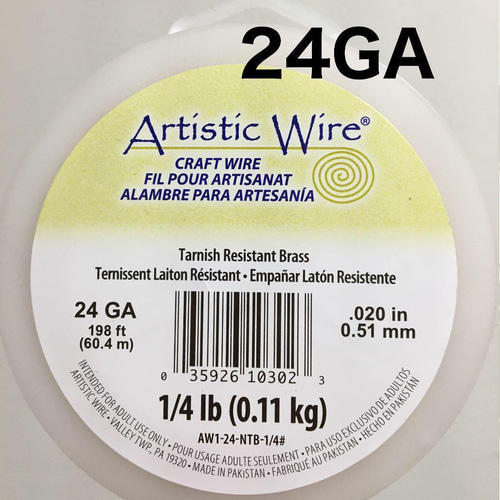 24GA❤️ターニッシュレジスタントブラス❤️アーティスティック  