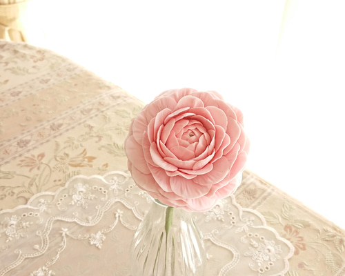 ANNE CLAY FRANCE アンヌ・クレイ ピンクバラ 薔薇 925 焼き払い sv