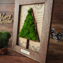 「森のクリスマスツリー」壁掛け・置き型◆香るアロマ（Xmas限定精油付） 4枚目の画像