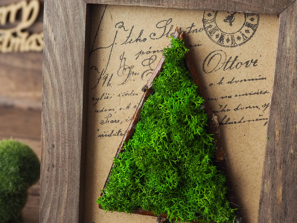 「森のクリスマスツリー」壁掛け・置き型◆香るアロマ（Xmas限定精油付） 6枚目の画像