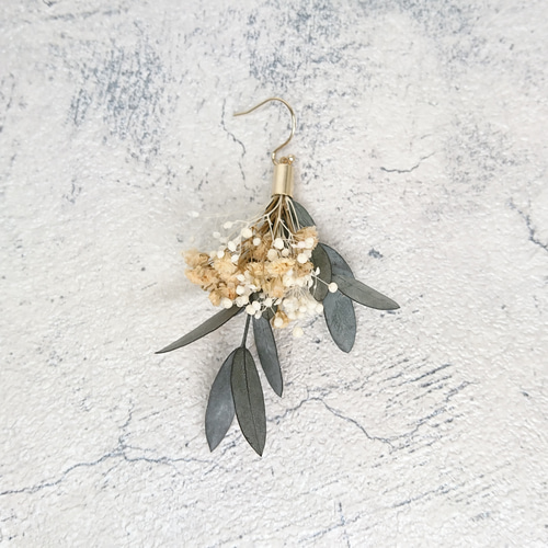 一点限定】本物のお花のアクセサリー ピアス イヤリング