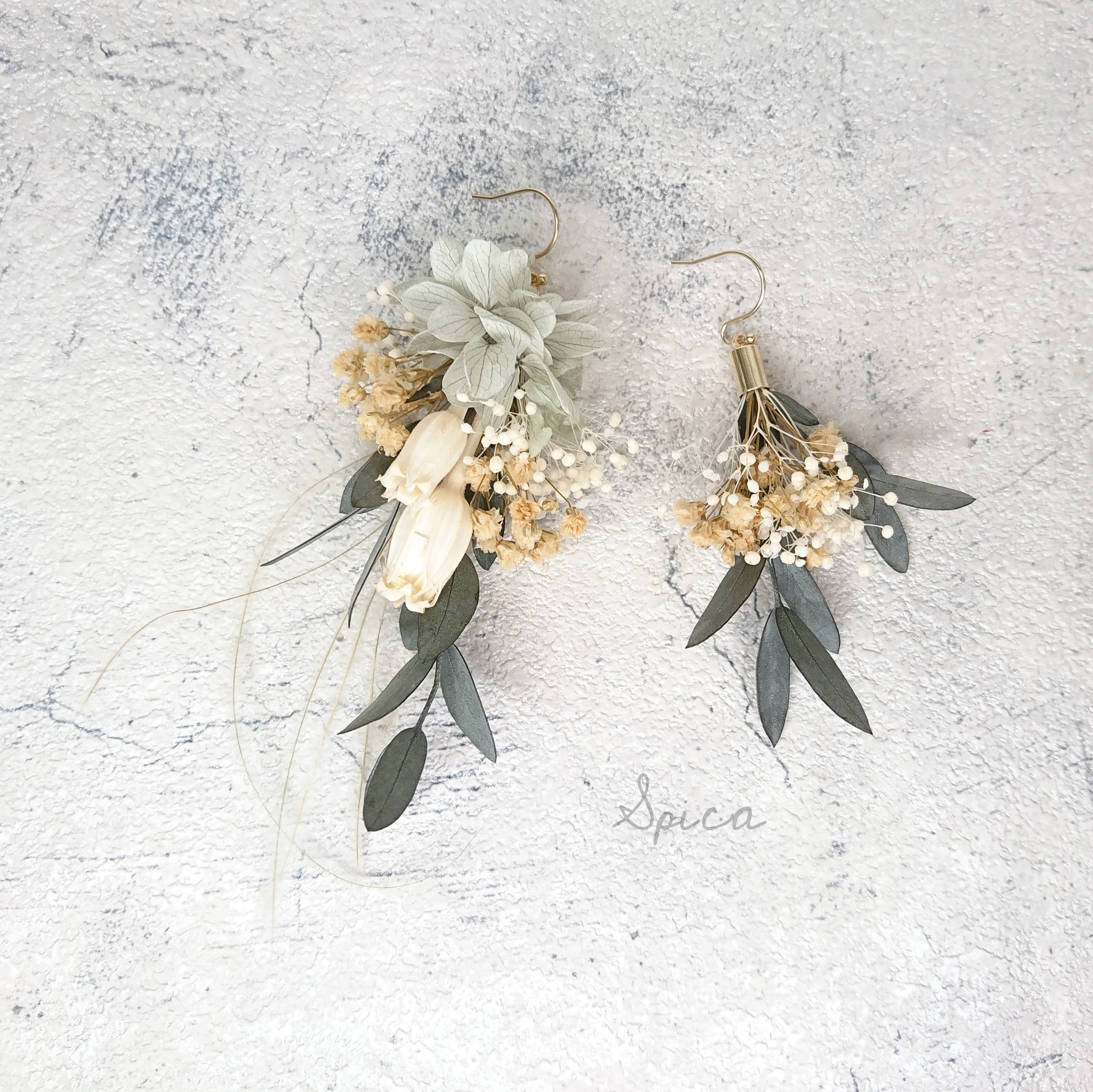 一点限定】本物のお花のアクセサリー ピアス イヤリング