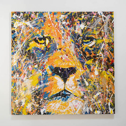 Title "LION (multi color edition)" contemporary paint 第1張的照片