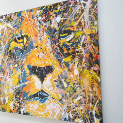 Title "LION (multi color edition)" contemporary paint 第5張的照片