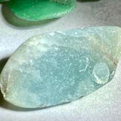 ポジティブの石☪︎⋆˚ブルーカルセドニー✨　原石　タンブル 2枚目の画像