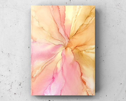 アルコールインクアート　訳あり　ハンドメイド　インテリア アルコールインクアート訳ありハンドメイドインテリア