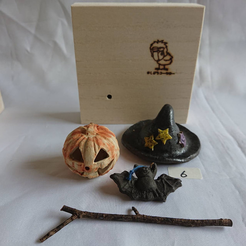 ⑧コウモリ　ハット　ハロウィン　ラッピング　ハンドメイド　ギフト　ボックス ⑧コウモリ ハット ハロウィン ラッピング ハンドメイド ギフト