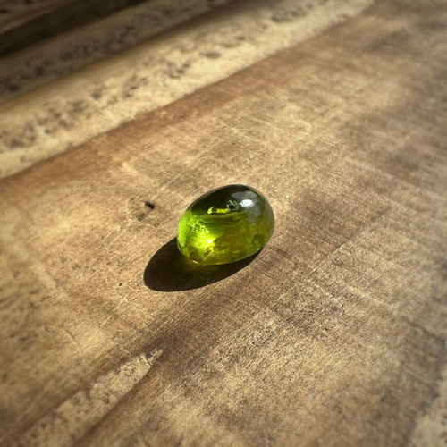 カンテラオパールとペリドットのマクラメネックレス ネックレス