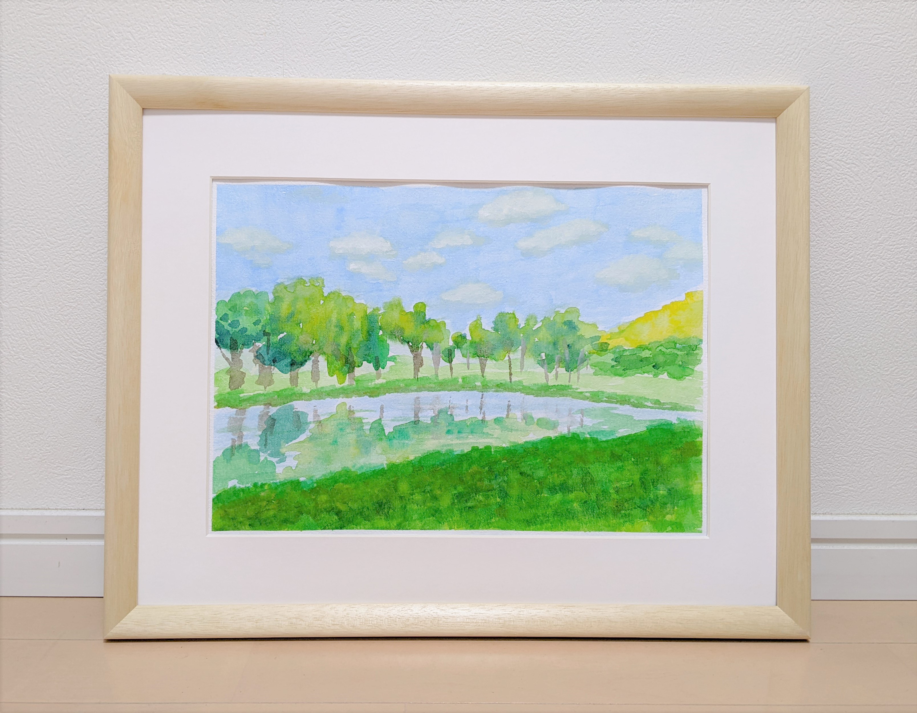 アクリルガッシュの風景画4