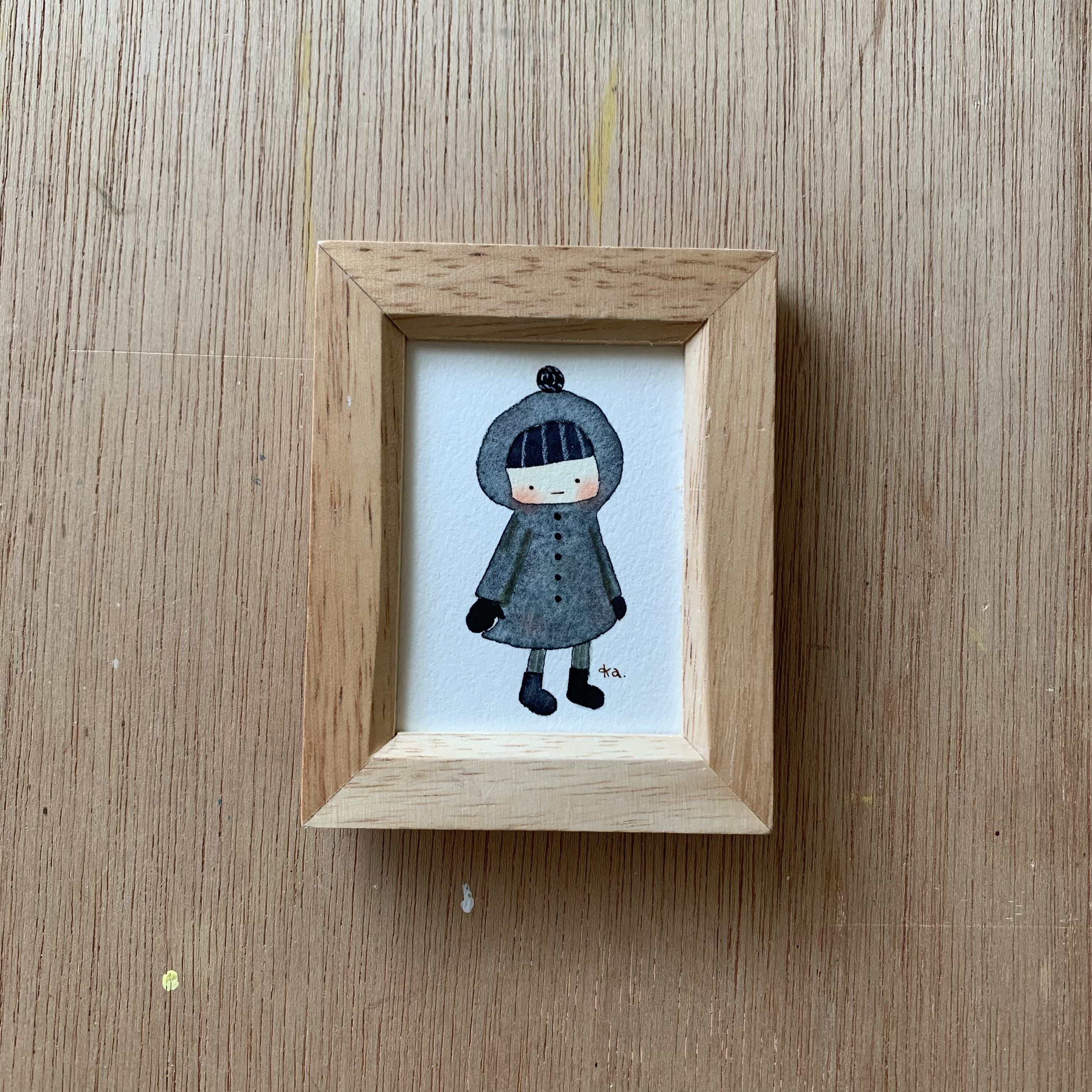 「冬が近い」ミニ額　原画 7,332円