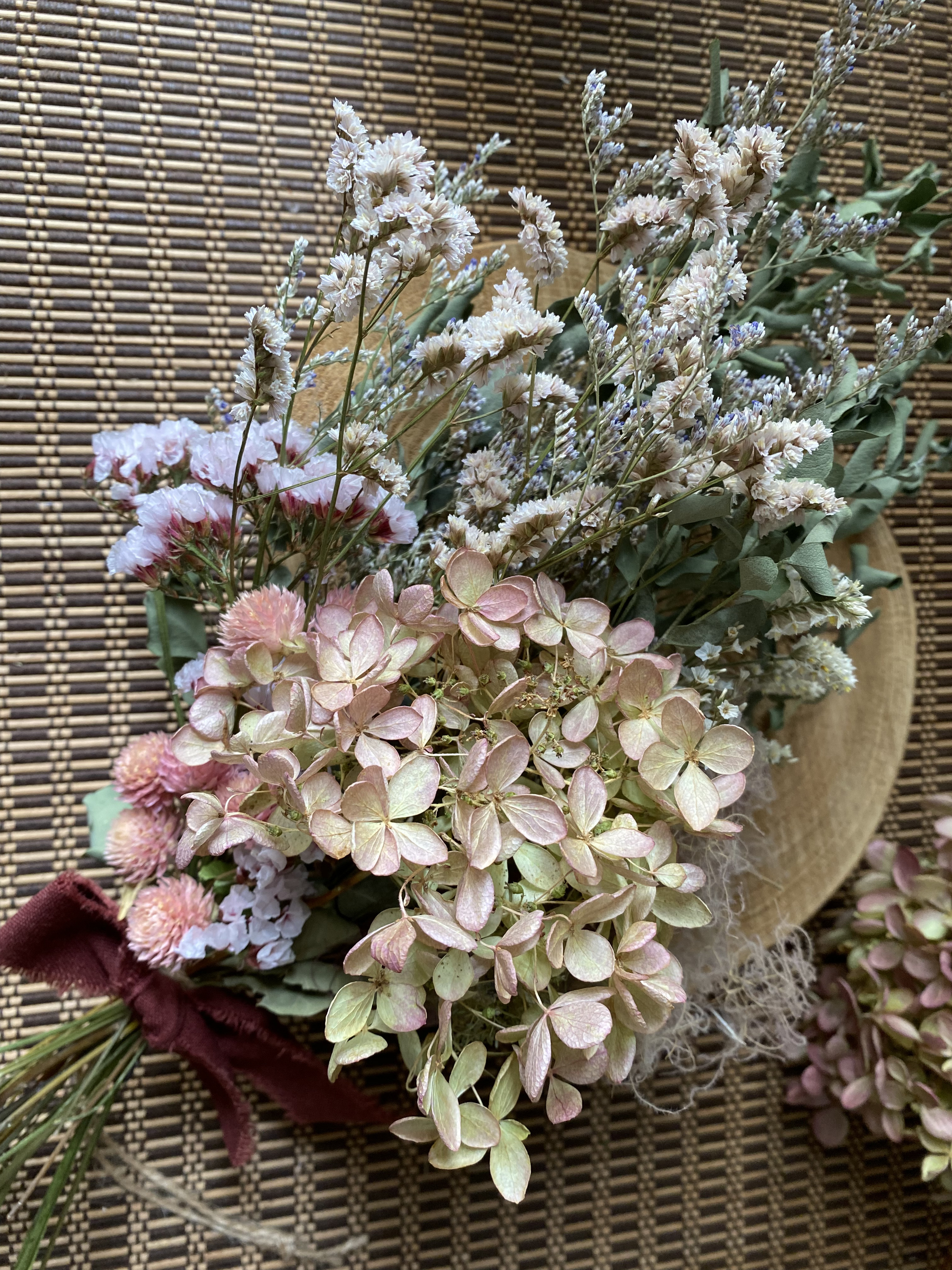 まなドライフラワー スワッグ スワッグ まなドライフラワー