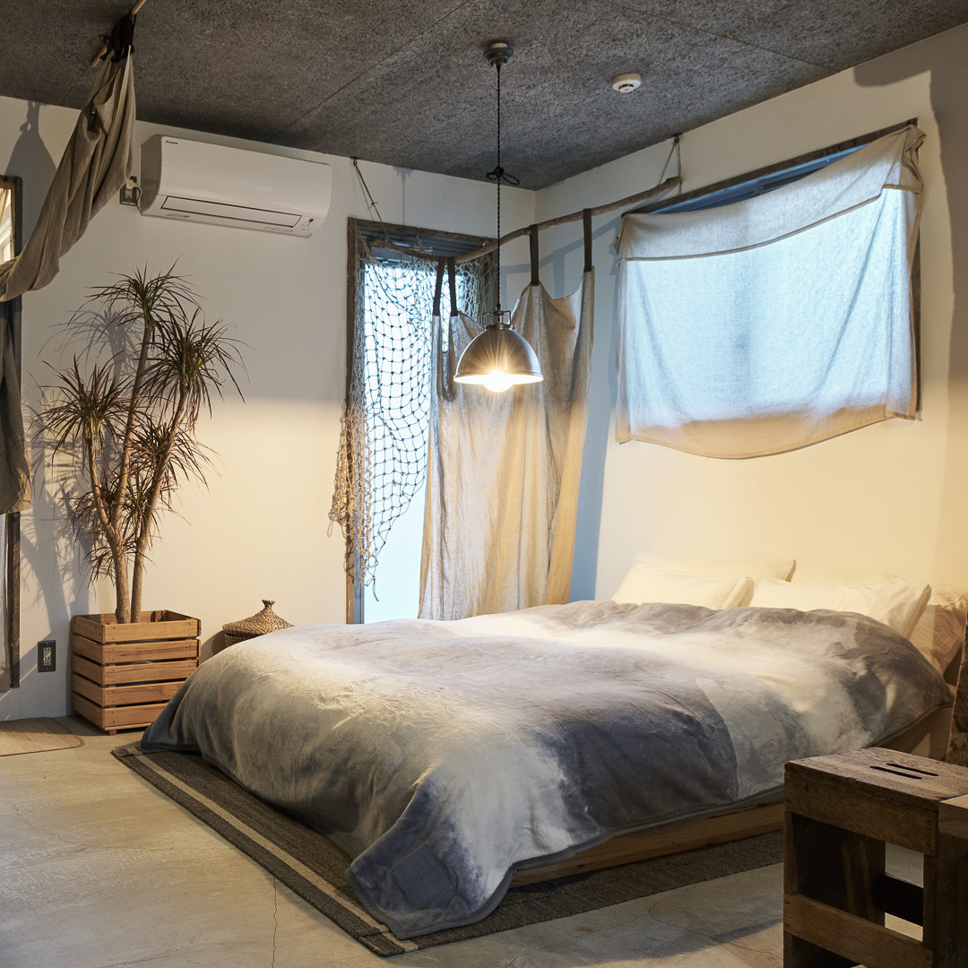 天然由来の抗菌加工 【Flood of Light】コットン ダブル サイズ ブランケット 毛布 天然素材