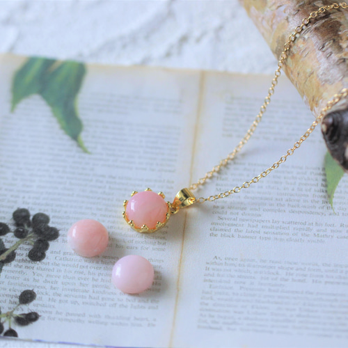 Creema限定 ポイントアップ】＊10月の誕生石＊ピンクオパールの