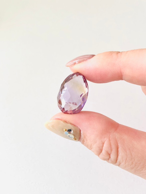 アメトリンのルースタンブル② 天然石 虹色の星 通販｜Creema(クリーマ 