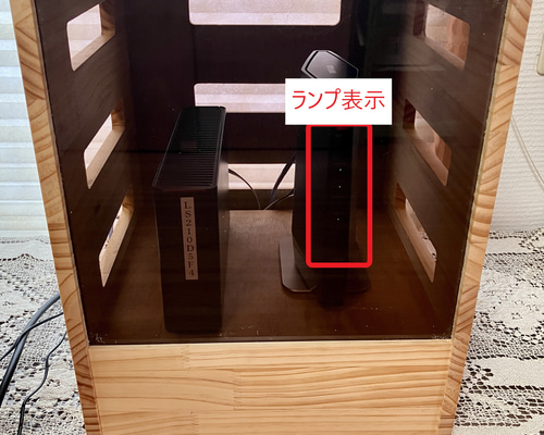 木製　収納棚　ルーター収納 Amazon.co.jp: 2層WiFiルーター収納ボックス木製ルーター棚