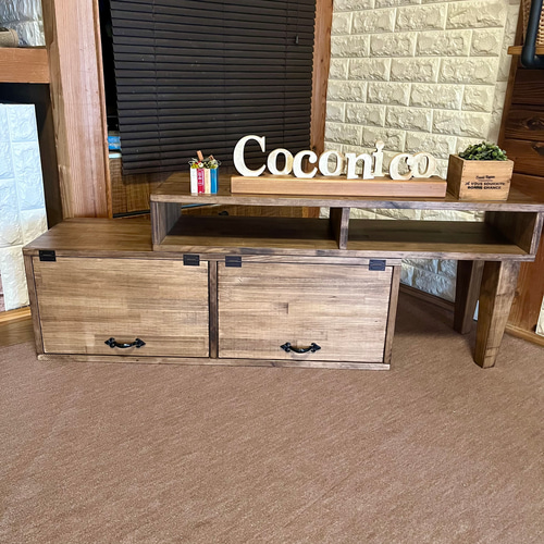 自在伸縮テレビボード 103-150cm 50インチ対応 角度調整 収納付 自在伸縮テレビボード 103-150cm 50インチ対応 角度調整 収納付