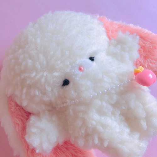 お値下げ】モコモコ羊なロップちゃん♡手のひらからはみ出るサイズ 