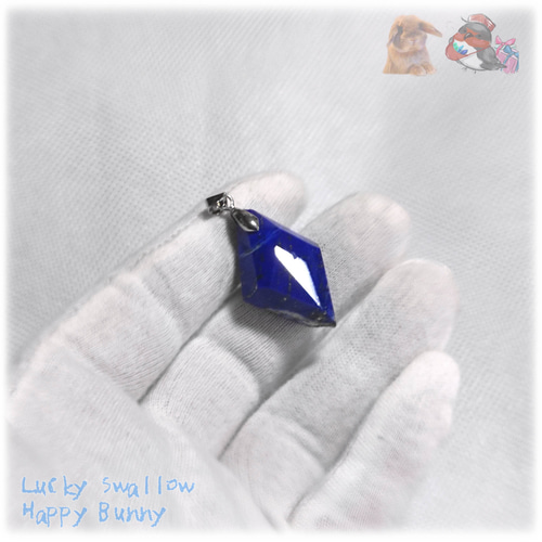 ◇ 天然非染色 アフガニスタン産 ラピスラズリ ペンダント ネックレス