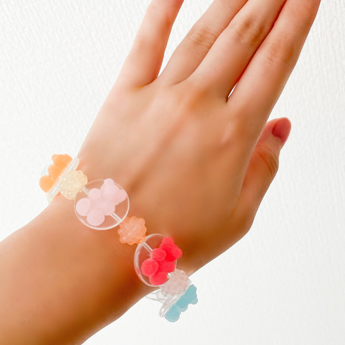 透け感がかわいい!フェイクスイーツパーツ使用＊キャンディ・グミ  