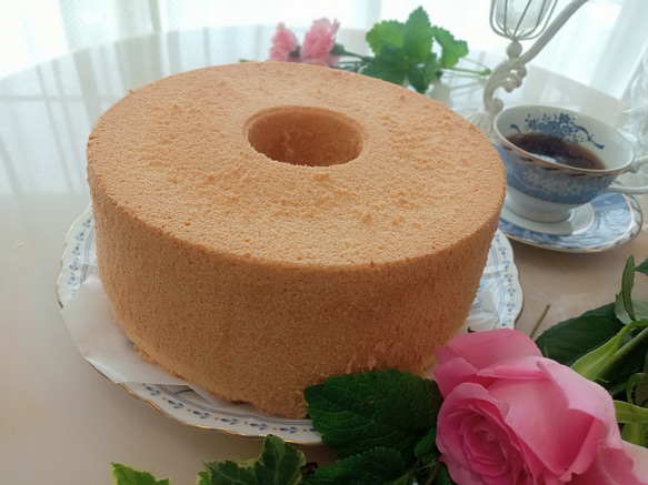 【creema限定・送料無料】『米粉シフォンケーキ(プレーン)』 米粉スイーツ、ギフト 3枚目の画像