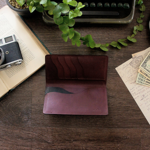 お札とカード専用スリム長財布＊長財布◇カード収納◇お札◇薄型