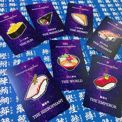 SPACE KAITEN SUSHI TAROT(大アルカナ22枚・袋付き) 2枚目の画像