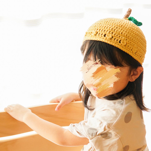 S size orderページ】フルーツ帽子 りんご帽子 ゆず帽子 コットン100