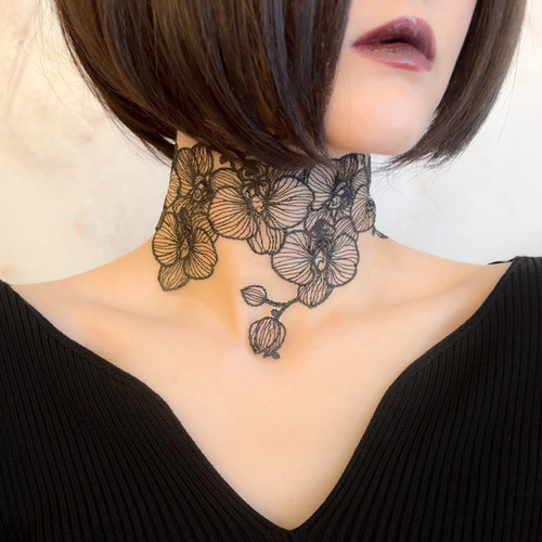 まとらんトリミングチョーカー80本(レース) ネックレス ニッケルフリー