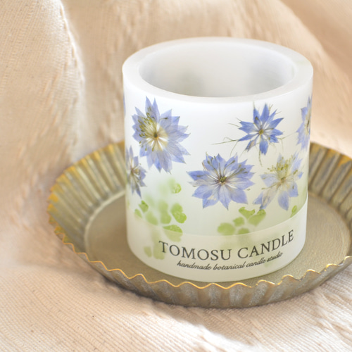 中身と香りが選べる〜＊ニゲラのランタン型キャンドル キャンドル