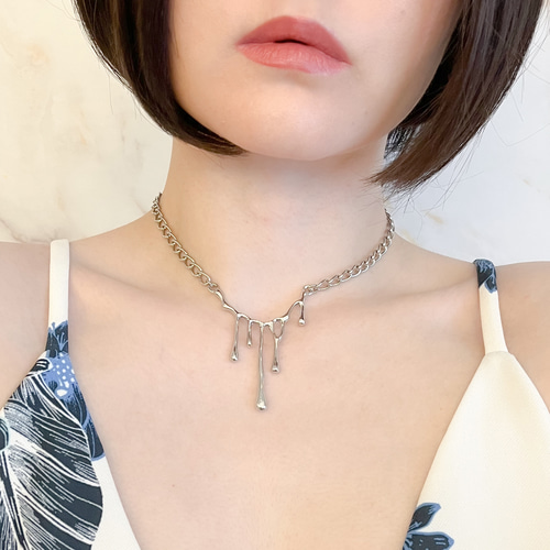 4℃　シルバー 　チョーカー　ネックレス ラウンドチョーカーネックレス ネックカフ シルバー silver925