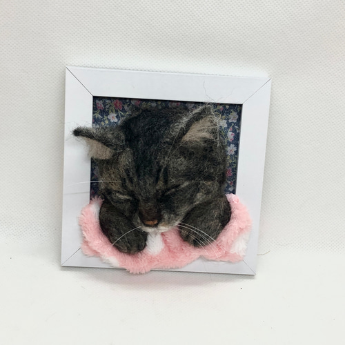 うとうとねこちゃん オーダーメイド 羊毛フェルト うちの子 羊毛