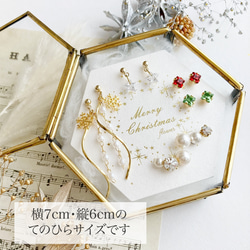 冬限定✴︎クリスマスコフレ✴︎ flowerオリジナル5点setピアス・ノンホールピアス 11枚目の画像