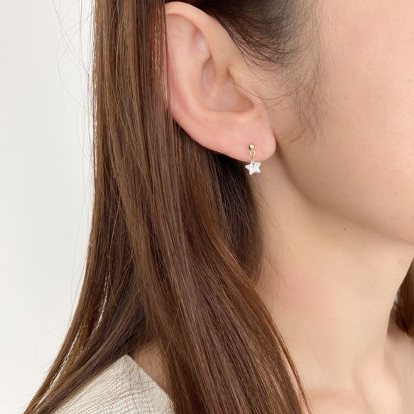 冬限定✴︎クリスマスコフレ✴︎ flowerオリジナル5点setピアス・ノンホールピアス 3枚目の画像