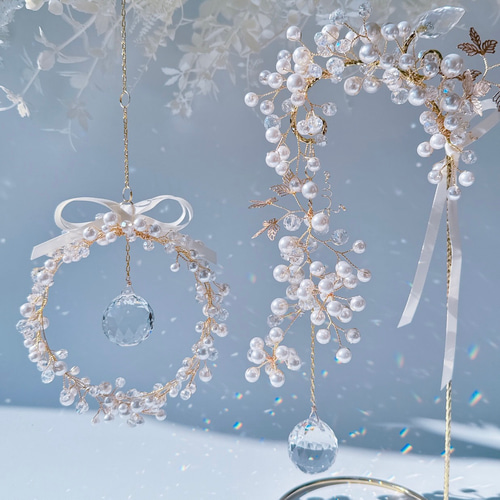 Graceジュエルサンキャッチャー［スワロクリスタル］3wayパールリース