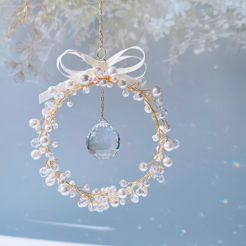 Graceジュエルサンキャッチャー［スワロクリスタル］3wayパールリース