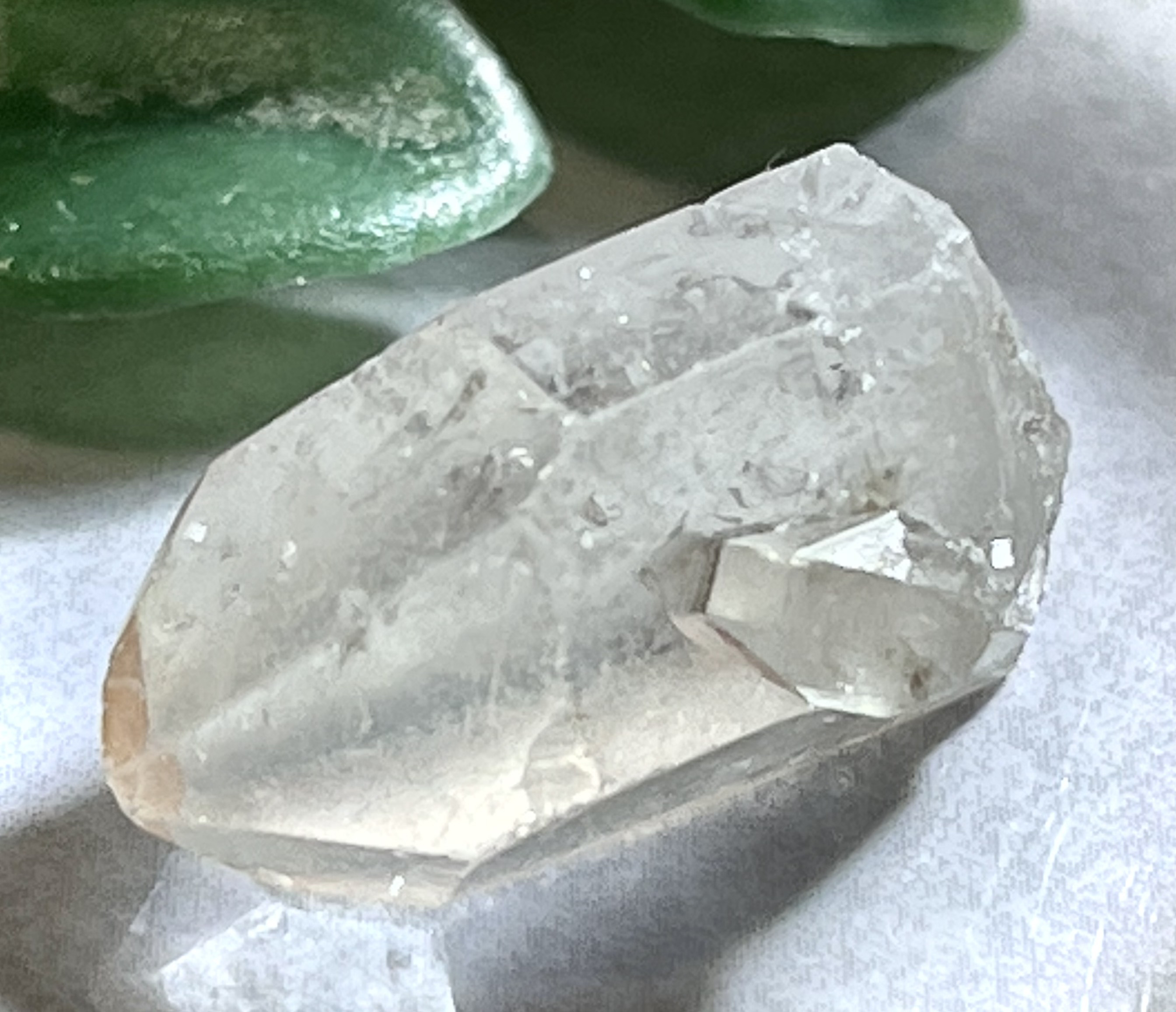 【高い波動⭐️宇宙の叡智】虹入りレムリアンシードクリスタルポイント大⭐️R5 宇宙の叡智】虹入りレムリアンシードクリスタルポイント大⭐️R5