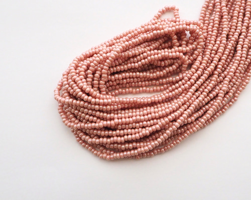 チェコ シードビーズ(11/0) ラスターダスティローズ #PE05-L.DR