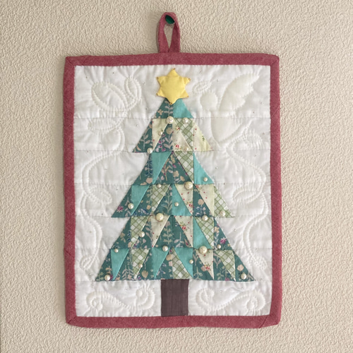 ハンドメイド クリスマス ポインセチア キルティングタペストリー ハンドメイド クリスマス ポインセチア キルティングタペストリー