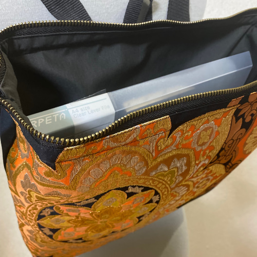 026【オリジナル品】横型 ワイヤー 帯 リュック A4 シンプル Obi 026【オリジナル品】横型 ワイヤー 帯 リュック A4 シンプル Obi