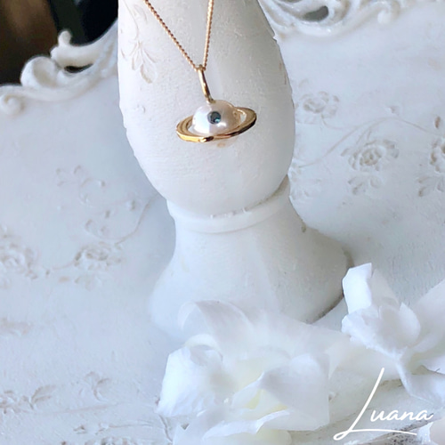 プレゼントに大人気！オリジナル土星ペンダント ペンダントトップ 