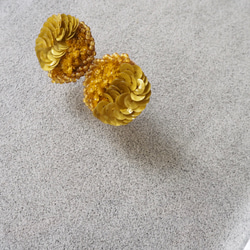 2tone耳環▫️ CAMEL/刺繡耳環 高級時裝刺繡 Luneville刺繡 第2張的照片