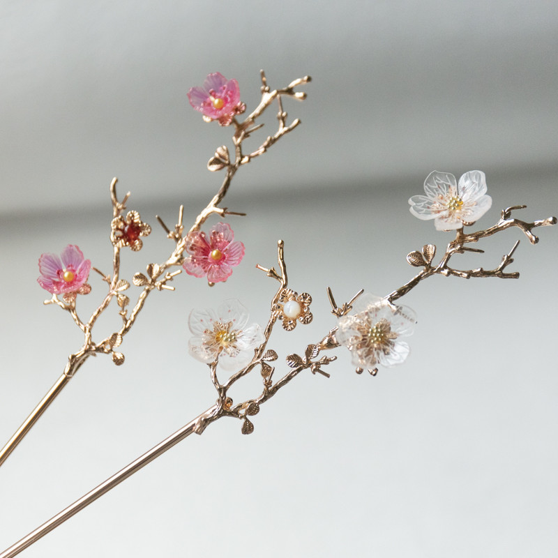 梅の花 髪飾り オーダー受付け - ヘアアクセサリー