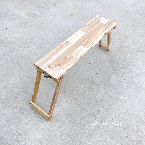 アウトドア ローテーブル ハンドメイド 折りたたみメッシュ x ウッド ローテーブル アウトドア キャンプ