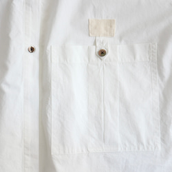 pleats pocket shirt (organic cotton) 3枚目の画像